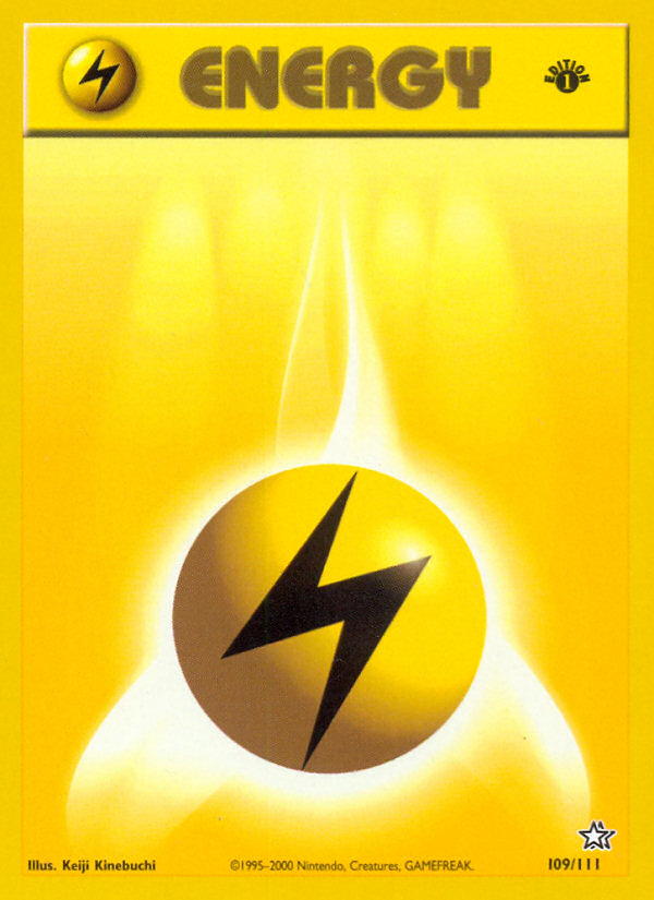 Lightning Energy (109/111) [Neo Genesis 1st Edition] | Gauntlet Hobbies - Angola