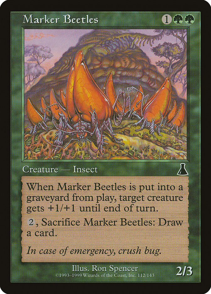 Marker Beetles [Urza's Destiny] | Gauntlet Hobbies - Angola