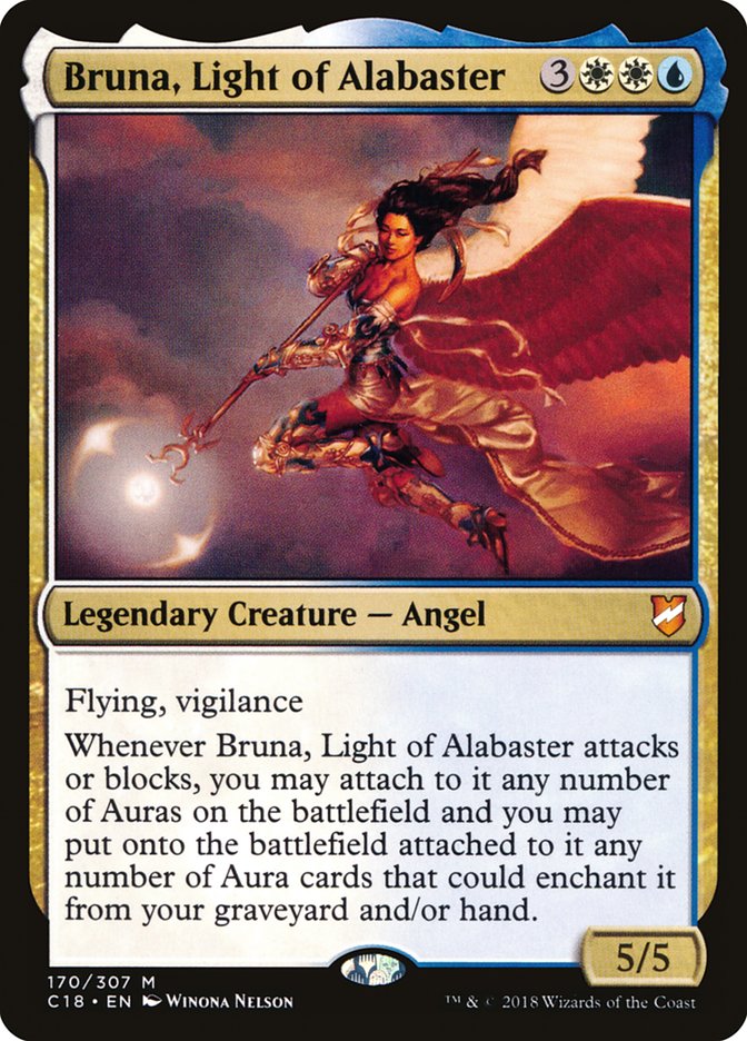 Bruna, Light of Alabaster [Commander 2018] | Gauntlet Hobbies - Angola