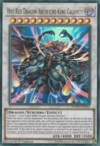 Hot Red Dragon Archfiend King Calamity [Duel Power] [DUPO-EN059] | Gauntlet Hobbies - Angola