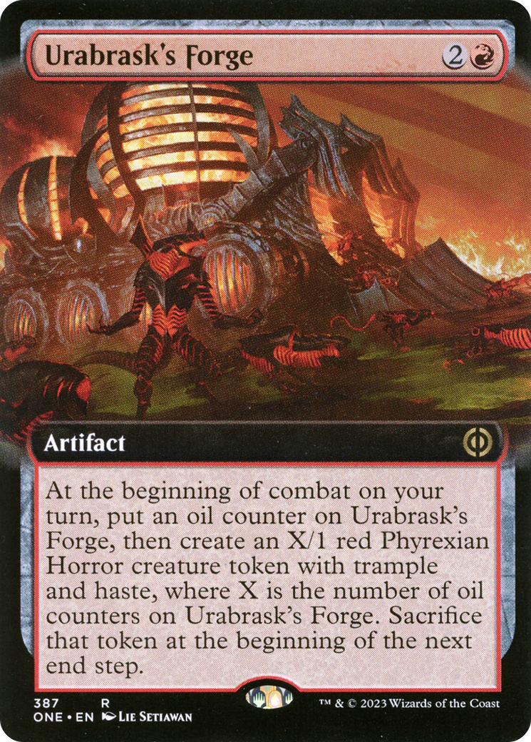 Urabrask's Forge (Extended Art) [Phyrexia: All Will Be One] | Gauntlet Hobbies - Angola