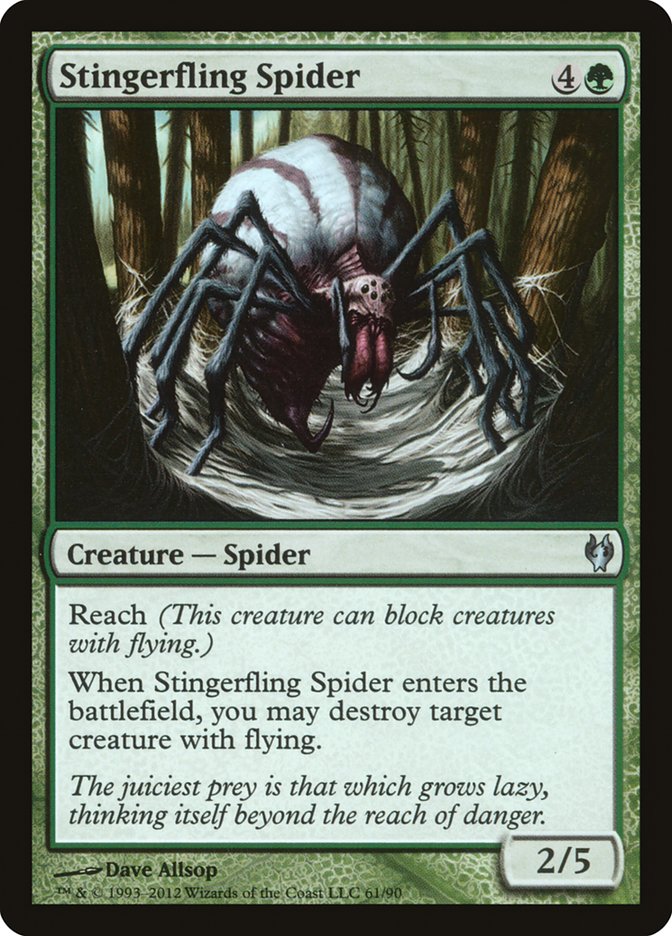 Stingerfling Spider [Duel Decks: Izzet vs. Golgari] | Gauntlet Hobbies - Angola