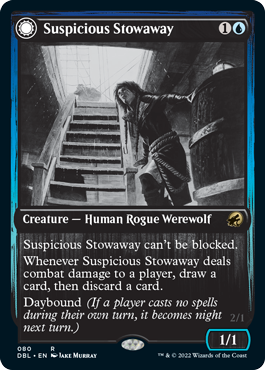 Suspicious Stowaway // Seafaring Werewolf [Innistrad: Double Feature] | Gauntlet Hobbies - Angola