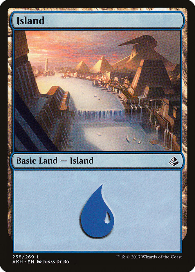 Island (258) [Amonkhet] | Gauntlet Hobbies - Angola