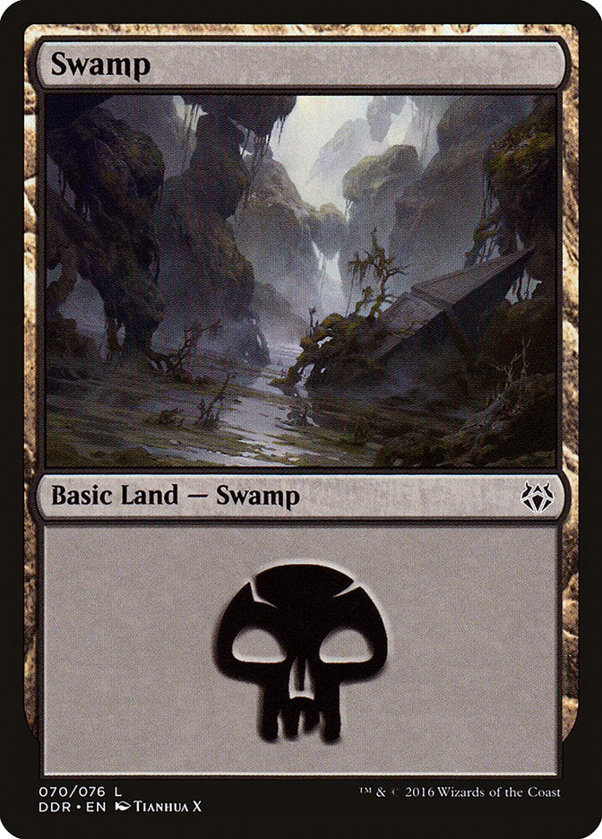 Swamp (70) [Duel Decks: Nissa vs. Ob Nixilis] | Gauntlet Hobbies - Angola