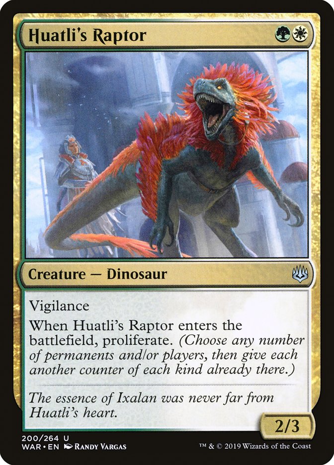 Huatli's Raptor [War of the Spark] | Gauntlet Hobbies - Angola
