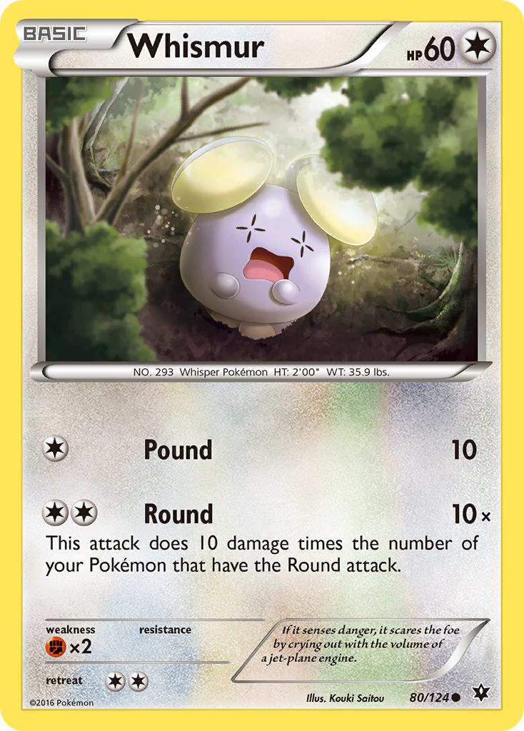 Whismur (80/124) [XY: Fates Collide] | Gauntlet Hobbies - Angola