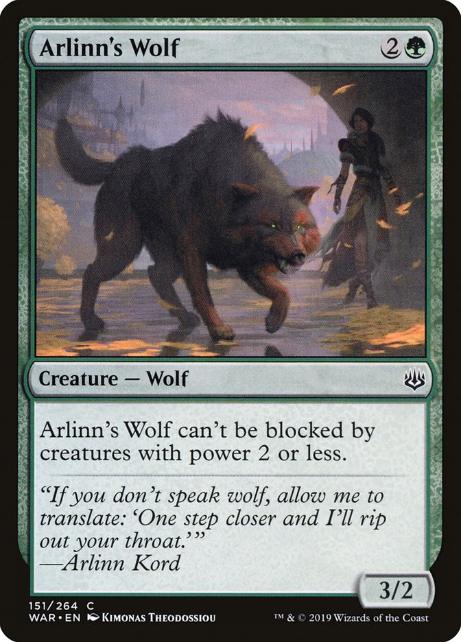 Arlinn's Wolf [War of the Spark] | Gauntlet Hobbies - Angola