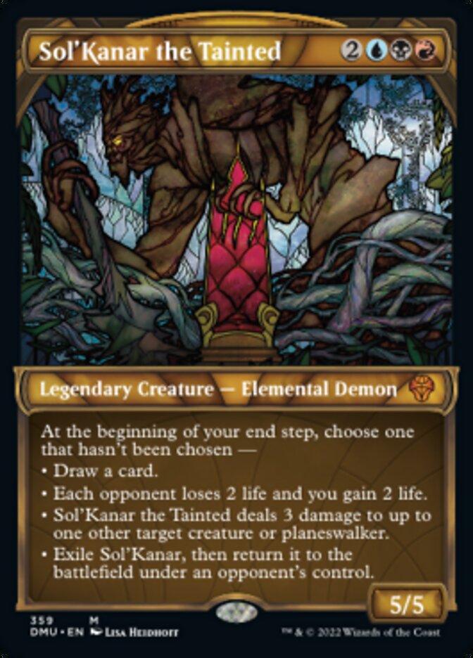 Sol'Kanar the Tainted (Showcase Textured) [Dominaria United] | Gauntlet Hobbies - Angola