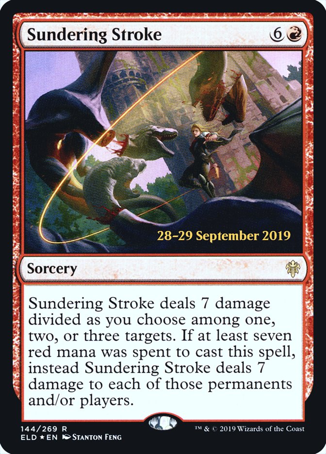 Sundering Stroke [Throne of Eldraine Prerelease Promos] | Gauntlet Hobbies - Angola