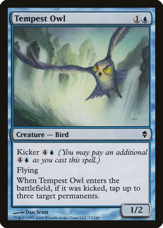 Tempest Owl [Zendikar] | Gauntlet Hobbies - Angola