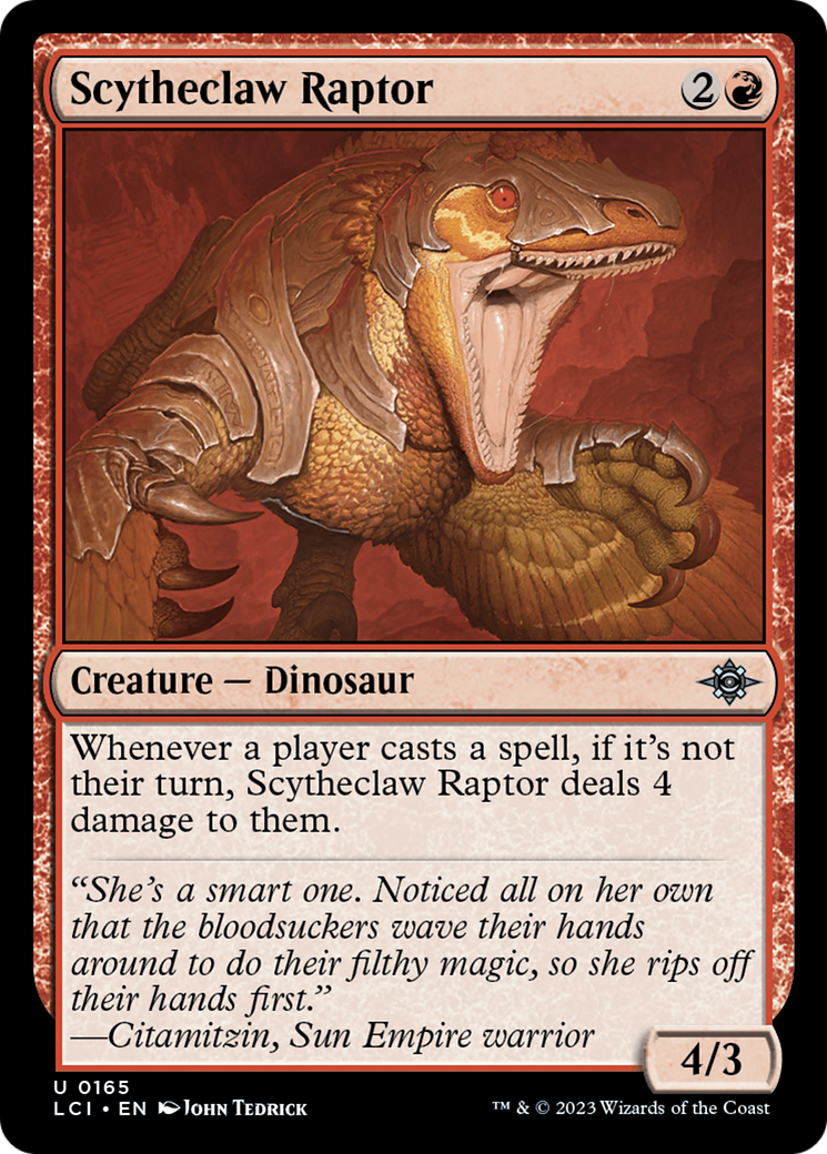 Scytheclaw Raptor [The Lost Caverns of Ixalan] | Gauntlet Hobbies - Angola