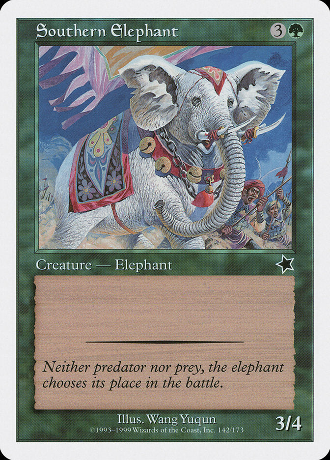 Southern Elephant [Starter 1999] | Gauntlet Hobbies - Angola