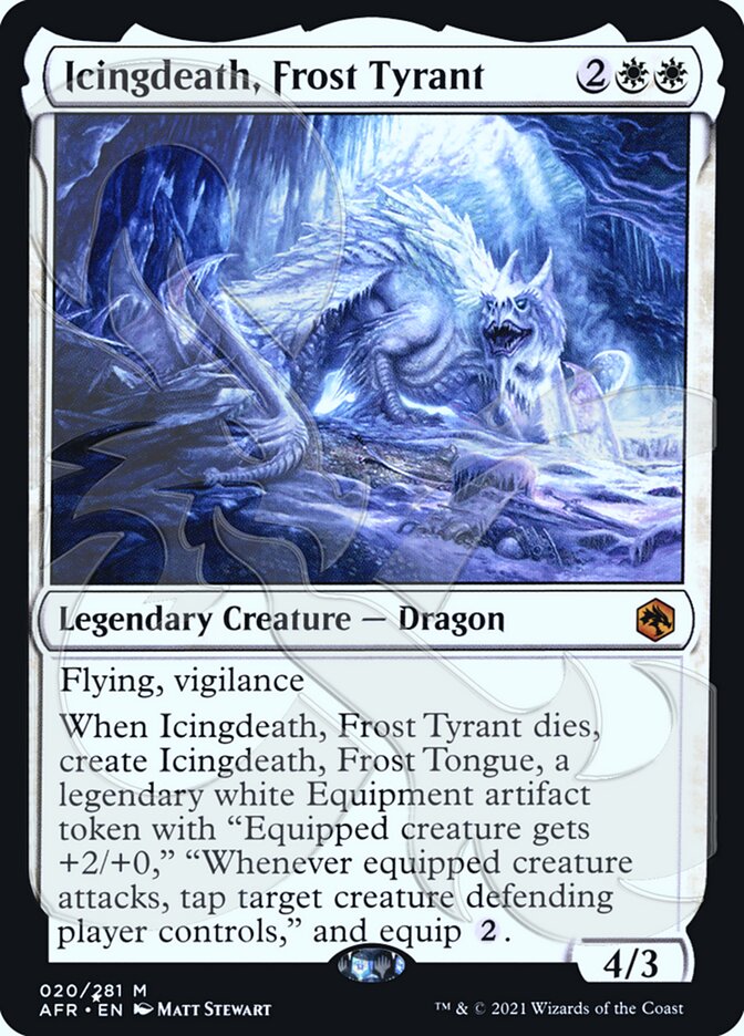 Icingdeath, Frost Tyrant (Ampersand Promo) [Dungeons & Dragons: Adventures in the Forgotten Realms Promos] | Gauntlet Hobbies - Angola