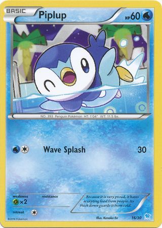 Piplup (16/30) [XY: Trainer Kit 3 - Suicune] | Gauntlet Hobbies - Angola