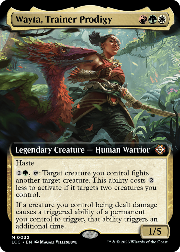 Wayta, Trainer Prodigy (Extended Art) [The Lost Caverns of Ixalan Commander] | Gauntlet Hobbies - Angola