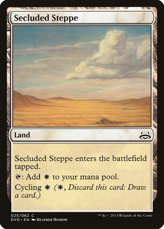 Secluded Steppe (Divine vs. Demonic) [Duel Decks Anthology] | Gauntlet Hobbies - Angola