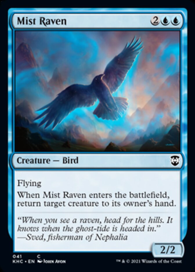 Mist Raven [Kaldheim Commander] | Gauntlet Hobbies - Angola