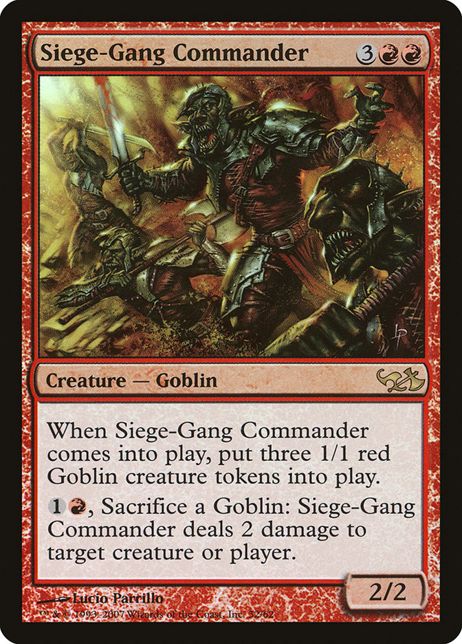 Siege-Gang Commander [Duel Decks: Elves vs. Goblins] | Gauntlet Hobbies - Angola