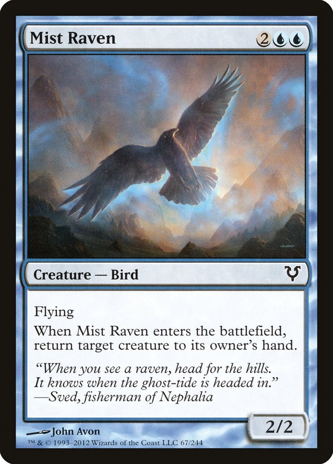 Mist Raven [Avacyn Restored] | Gauntlet Hobbies - Angola