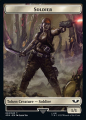 Soldier (003) // Ultramarines Honour Guard Double-Sided Token [Universes Beyond: Warhammer 40,000 Tokens] | Gauntlet Hobbies - Angola