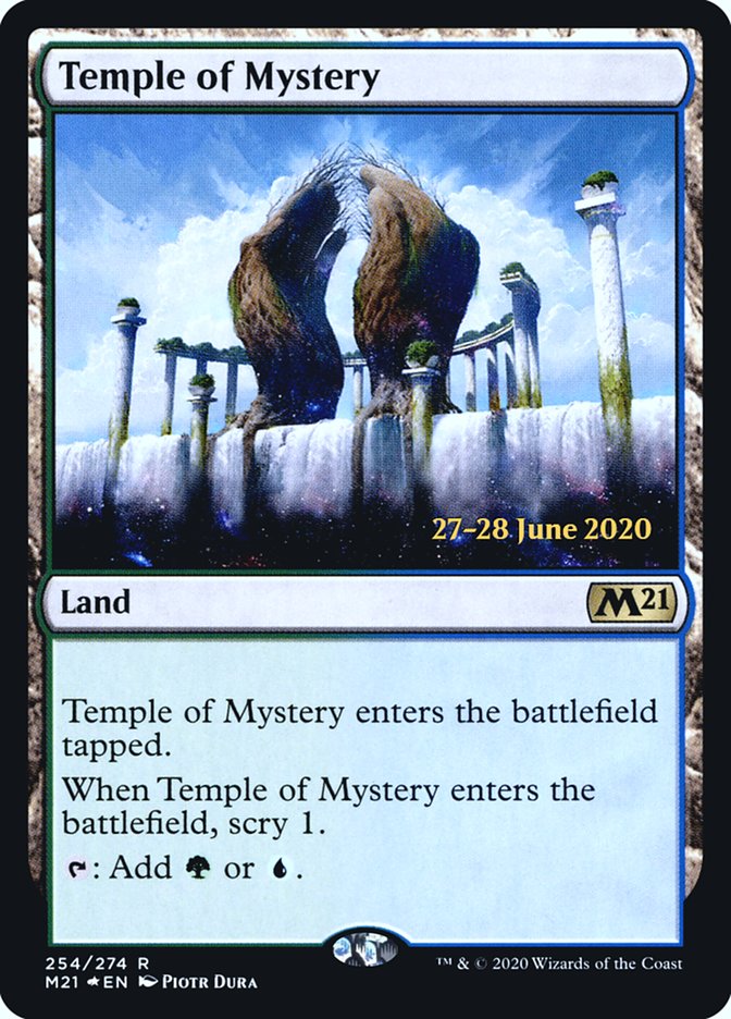 Temple of Mystery [Core Set 2021 Prerelease Promos] | Gauntlet Hobbies - Angola