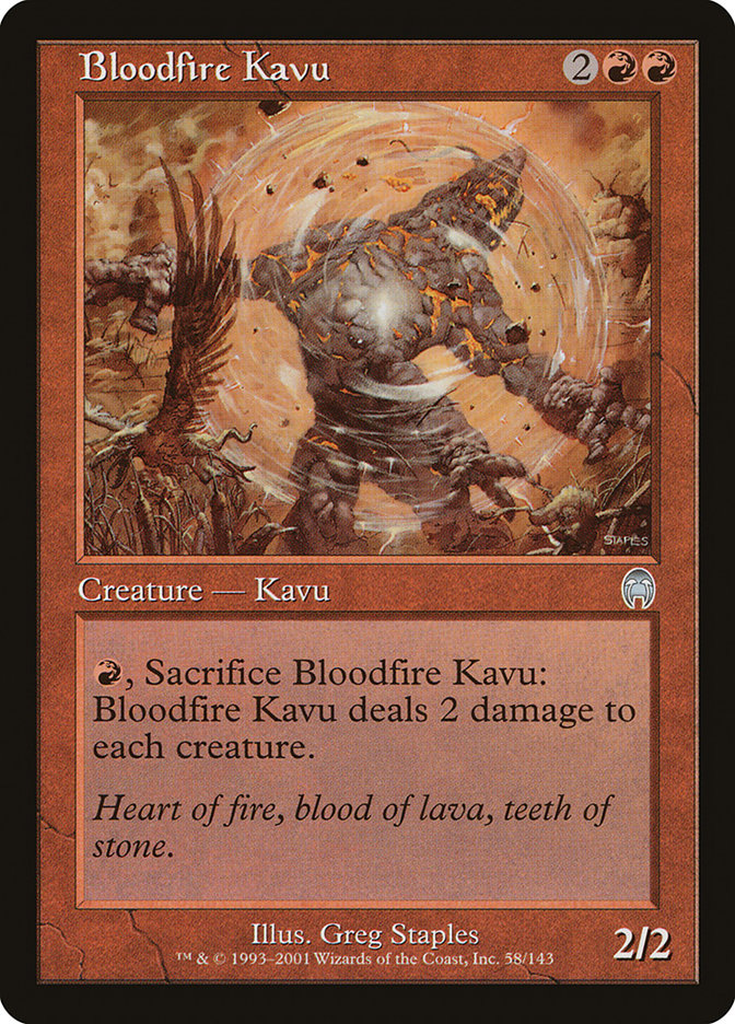 Bloodfire Kavu [Apocalypse] | Gauntlet Hobbies - Angola