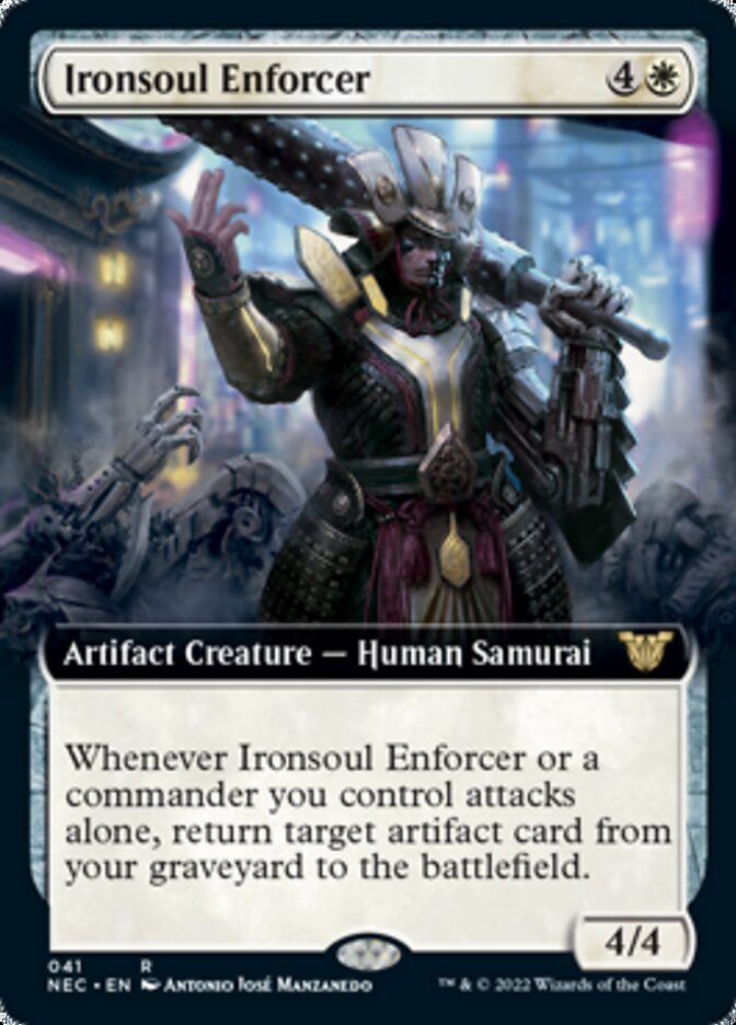 Ironsoul Enforcer (Extended) [Kamigawa: Neon Dynasty Commander] | Gauntlet Hobbies - Angola