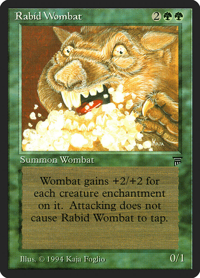 Rabid Wombat [Legends] | Gauntlet Hobbies - Angola