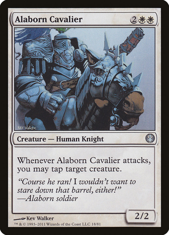 Alaborn Cavalier [Duel Decks: Knights vs. Dragons] | Gauntlet Hobbies - Angola