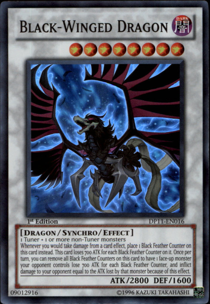 Black-Winged Dragon [DP11-EN016] Super Rare | Gauntlet Hobbies - Angola