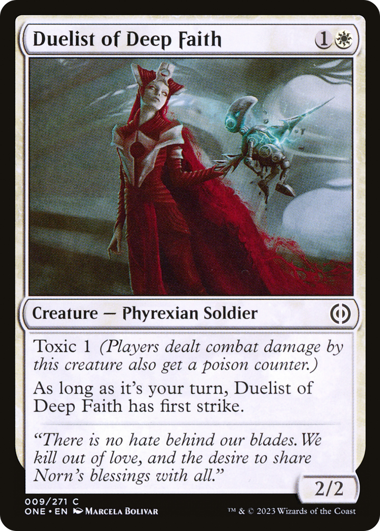 Duelist of Deep Faith [Phyrexia: All Will Be One] | Gauntlet Hobbies - Angola