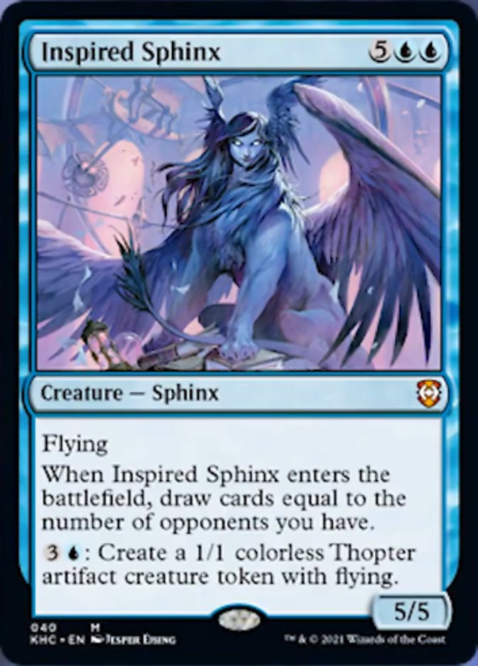 Inspired Sphinx [Kaldheim Commander] | Gauntlet Hobbies - Angola