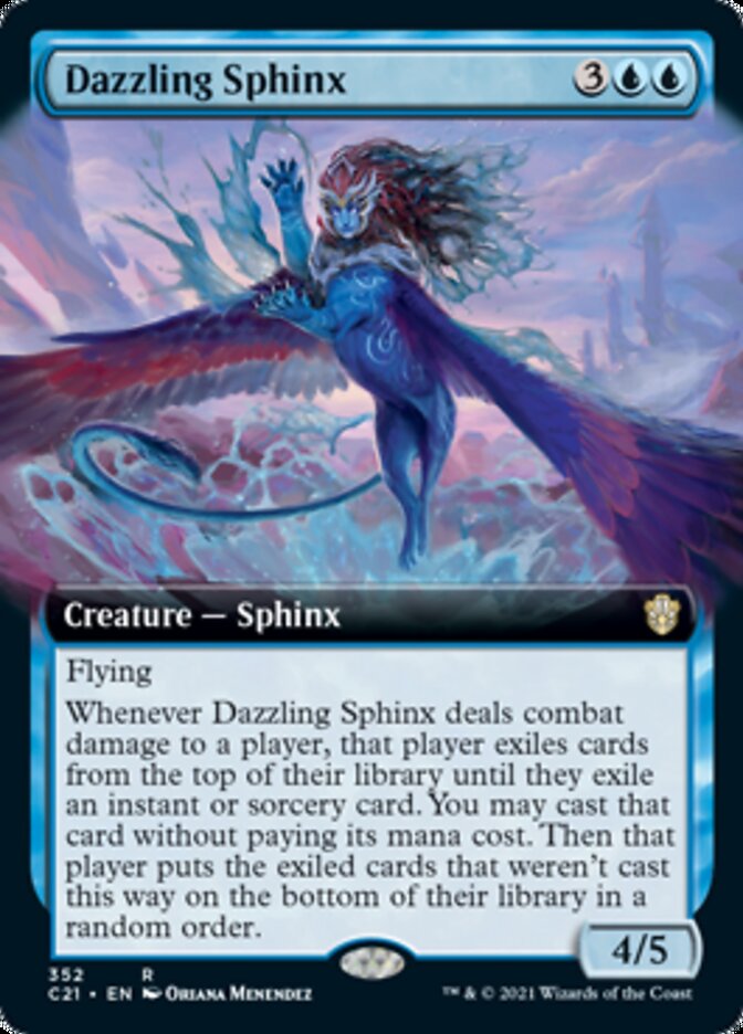 Dazzling Sphinx (Extended) [Commander 2021] | Gauntlet Hobbies - Angola