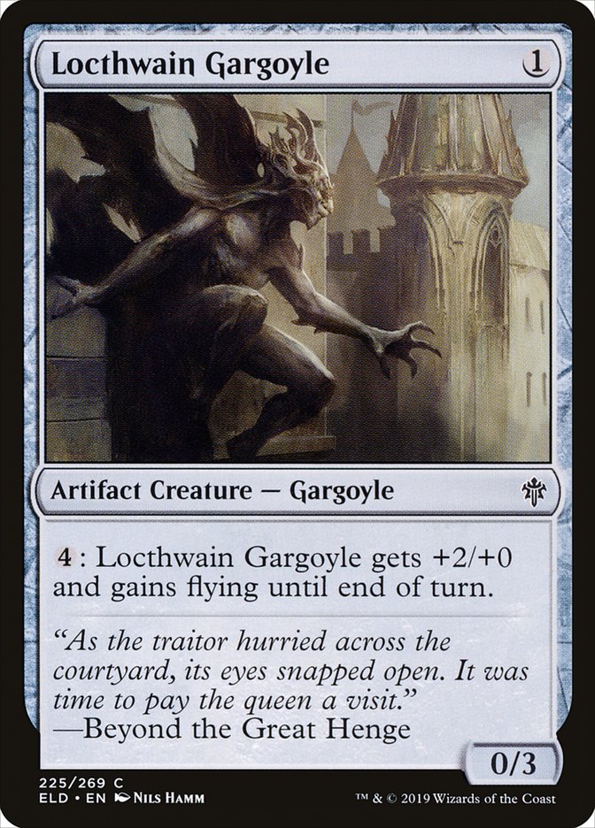 Locthwain Gargoyle [Throne of Eldraine] | Gauntlet Hobbies - Angola