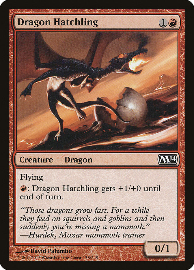 Dragon Hatchling [Magic 2014] | Gauntlet Hobbies - Angola
