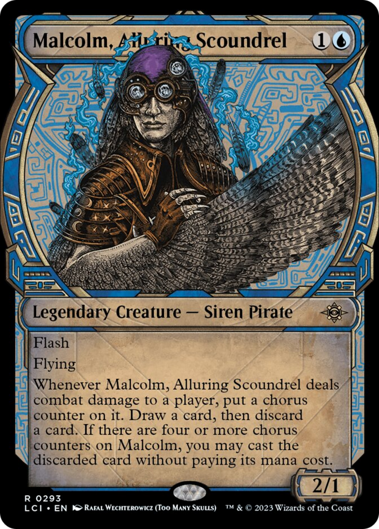Malcolm, Alluring Scoundrel (Showcase) [The Lost Caverns of Ixalan] | Gauntlet Hobbies - Angola