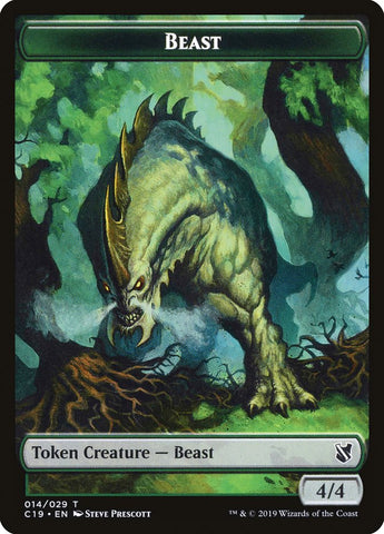 Beast Token (014/029) [Commander 2019 Tokens]