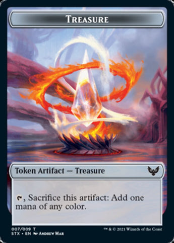 Elemental // Treasure Token [Strixhaven: School of Mages Tokens]