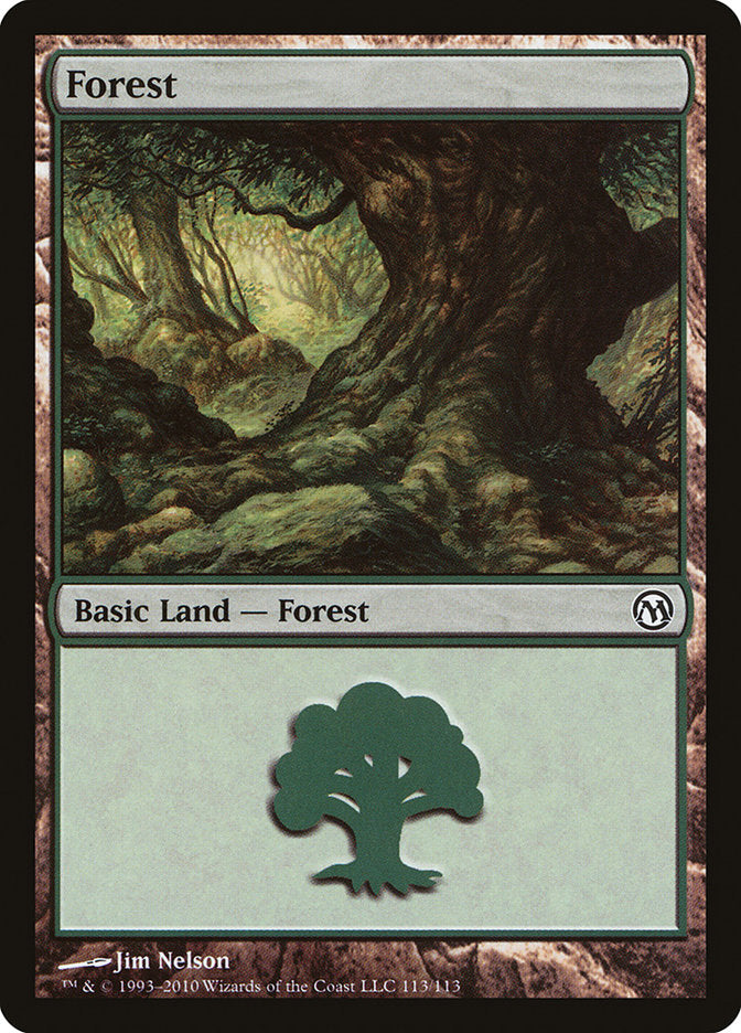 Forest (113) [Duels of the Planeswalkers] | Gauntlet Hobbies - Angola