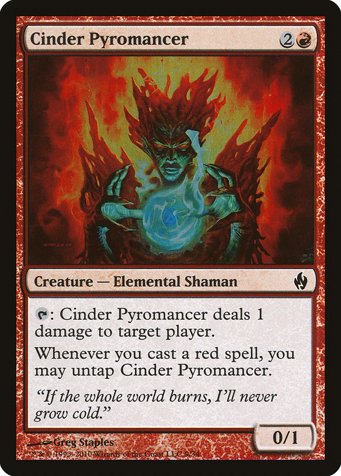 Cinder Pyromancer [Premium Deck Series: Fire and Lightning] | Gauntlet Hobbies - Angola