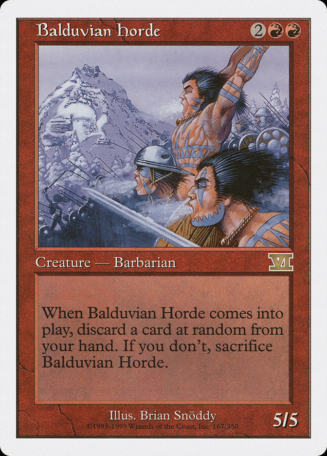Balduvian Horde [Classic Sixth Edition] | Gauntlet Hobbies - Angola