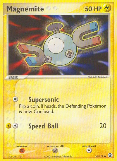 Magnemite (68/112) [EX: FireRed & LeafGreen] | Gauntlet Hobbies - Angola