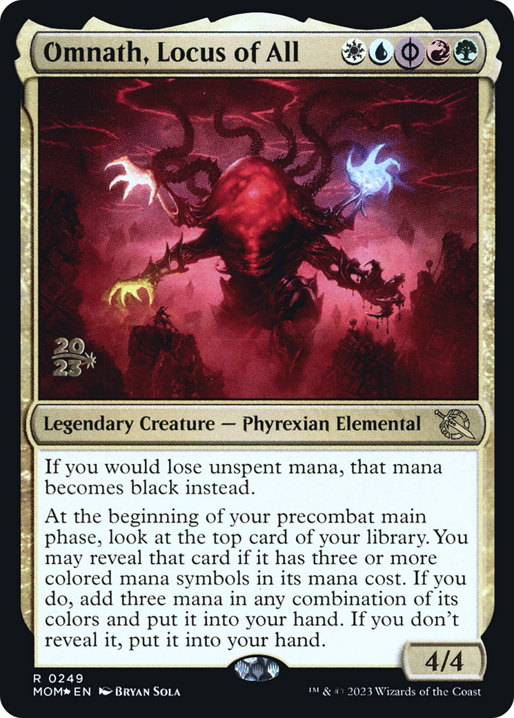 Omnath, Locus of All [March of the Machine Prerelease Promos] | Gauntlet Hobbies - Angola