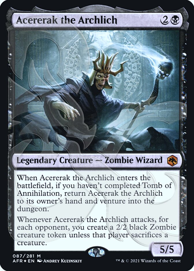Acererak the Archlich (Ampersand Promo) [Dungeons & Dragons: Adventures in the Forgotten Realms Promos] | Gauntlet Hobbies - Angola