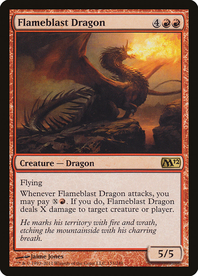 Flameblast Dragon [Magic 2012] | Gauntlet Hobbies - Angola