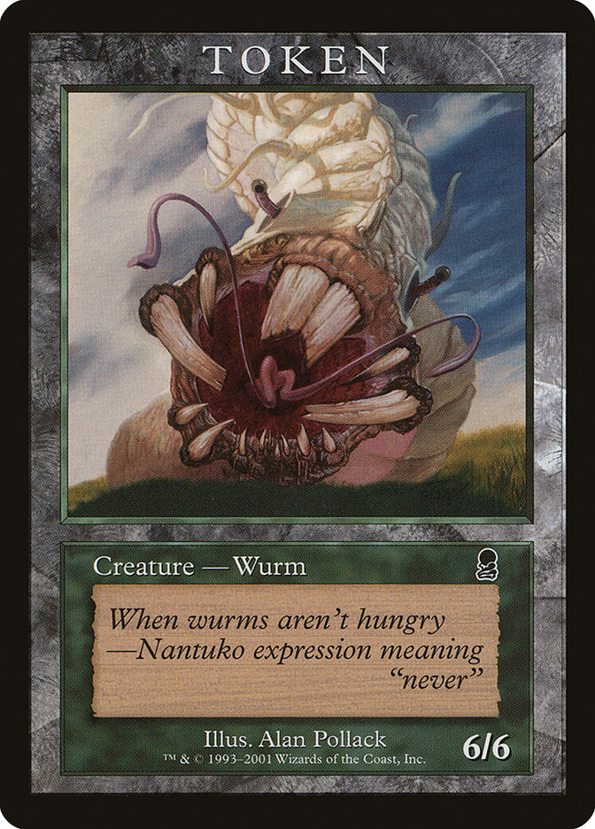 Wurm Token [Magic Player Rewards 2002] | Gauntlet Hobbies - Angola