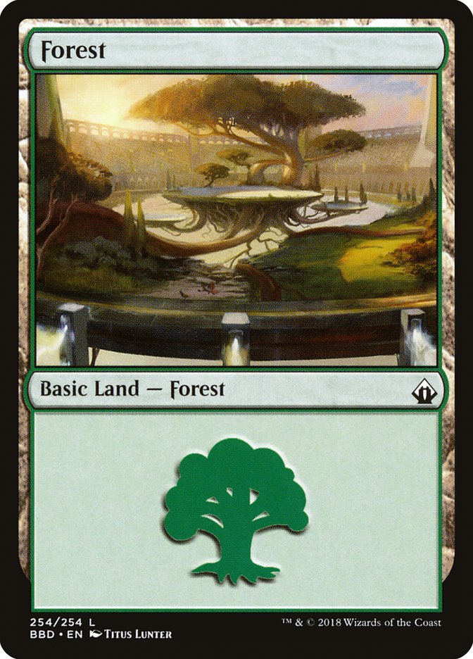 Forest (254) [Battlebond] | Gauntlet Hobbies - Angola