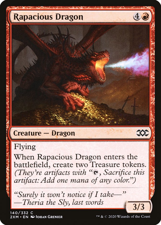 Rapacious Dragon [Double Masters] | Gauntlet Hobbies - Angola