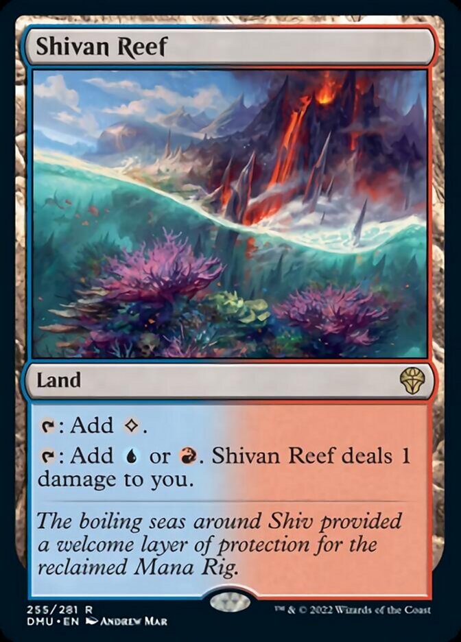 mtg 15 card collector booster Shivan Reef [Dominaria United]